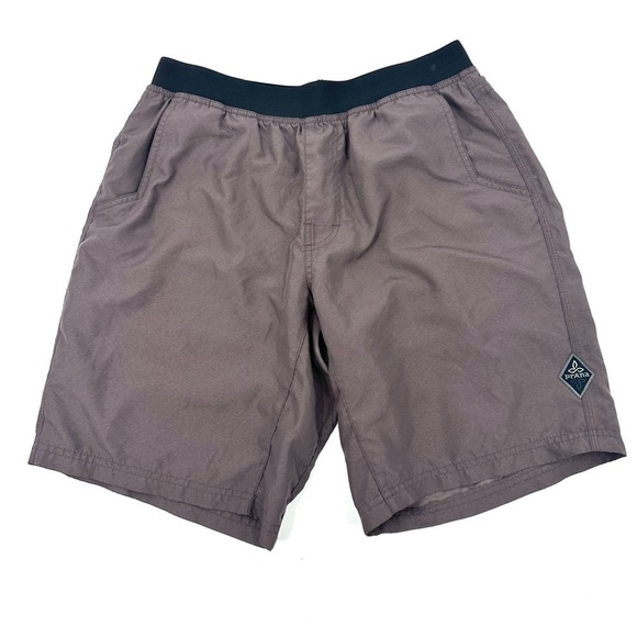 Prana Mens Size Medium Mojo Shorts Athletic UPF Protection 9 Inch Inseam - Picture 1 of 8